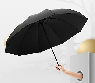 217_프리미엄 10-Rib 자동 접이식 우산