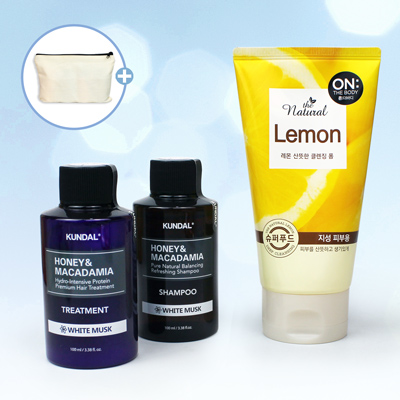 LG생활건강 클렌징폼 쿤달 샴푸 트리트먼트