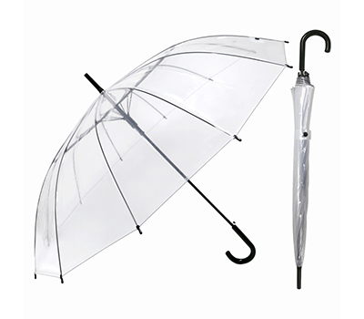 무표 65자동 12K POE 엣지바이어스 투명 장우산