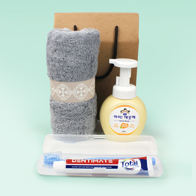 타올 핸드워시 치약칫솔세트 기라로쉬 코마사타올 200g 아이깨끗해 크리오