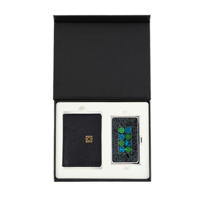 완자문가죽명함지갑+수복완자문자개명함