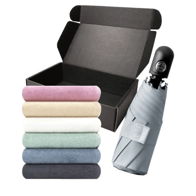 송월 양우산 선물세트 3(송월 라이트무지 130g+5단 자동양우산 R-3)