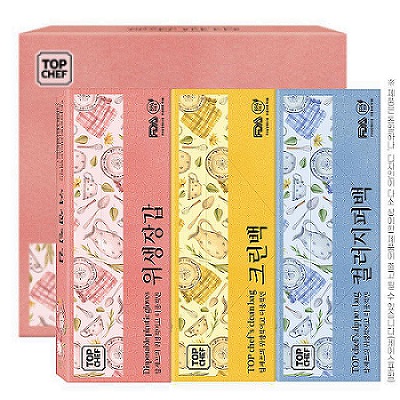 위생장갑 크린백 칼라지퍼백 위생용품 3종세트