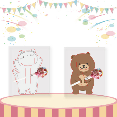 PP막대사탕명함