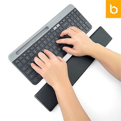 유즈비 쿠션트레이 수납형 키보드 손목 받침대
