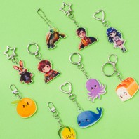 (국산) 아크릴 키링 열쇠고리 주문제작