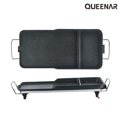 퀸나 3IN1 마블 와이드 전기그릴 QNGR-440