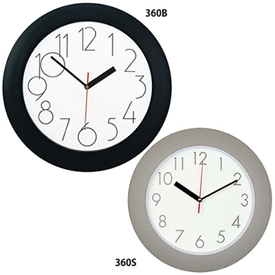 가성비 실용 와이드 원형벽시계 SI360