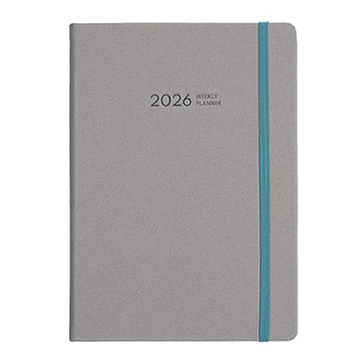 2026 AP15 양장 다이어리 32절 - 웜그레이