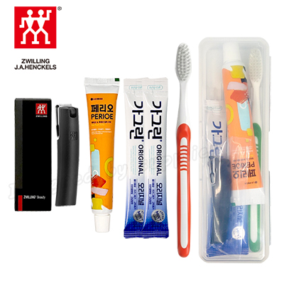 헹켈 손톱깎이2호 326미세모 페리오 가그린2P 칫솔치약세트