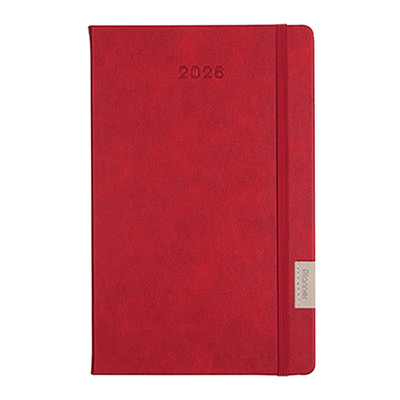 2026 AP9 양장 다이어리 A5 - 베리레드