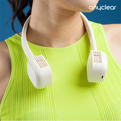 애니클리어 두손자유 선풍기 넥팬