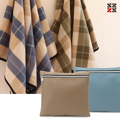 에버체크 미니클러치쿠션담요