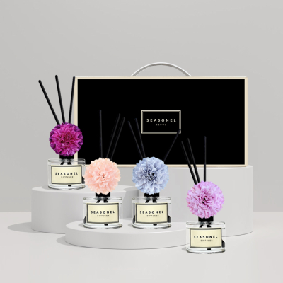 시즈넬 사계절 선물세트 디퓨저 50ml 4개입 메리골드 믹스