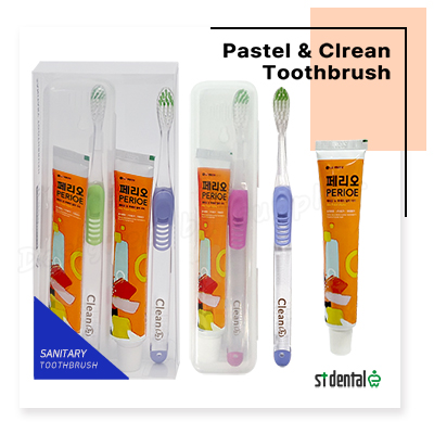 대박 리필 파스텔클린미세모 페리오 칫솔치약세트