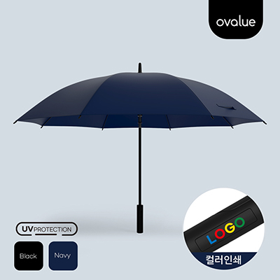 오밸류 프리미엄 자동 장우산(올화이바 폰지)