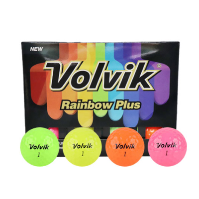 볼빅 레인보우플러스 칼라볼 2피스 12구(1더즌)