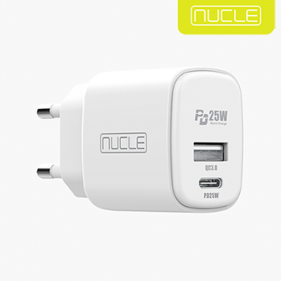 뉴클 PD 25W 2포트 가정용 충전기 (케이블미포함)