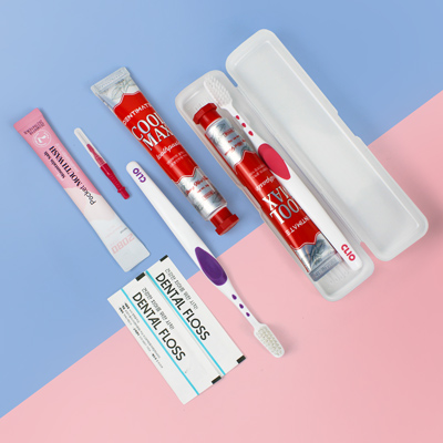 크리오 프리미엄 올케어 치약칫솔세트 가글 치실 치간칫솔