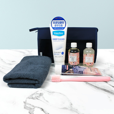 애경 바세린 클렌징폼 기라로쉬 타올 여행용7종세트