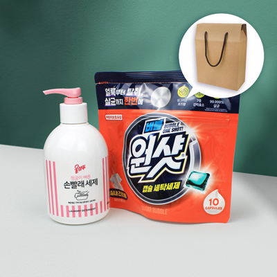 애경 울샴푸 손빨래 펌프형  슈가버블 캡슐세제