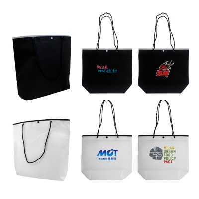 프리미엄 끈 부직포 가방 대형 44x39x12cm