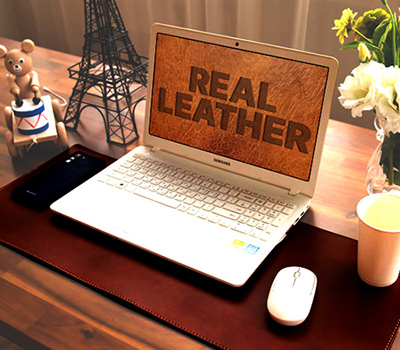 태나 프리미엄 천연가죽 데스크 매트