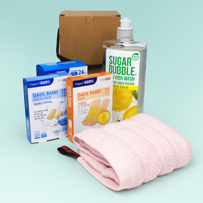 주방세제 핸드타올 대일밴드프리미엄(오리지널+방수밴드) 주방용품 3종세트