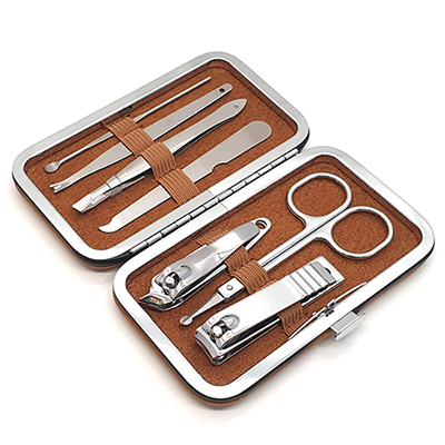 스웨이드 네일세트 (브라운) 코털가위