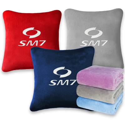 벨보아  후면 쿠션 + 극세사 밍크 담요