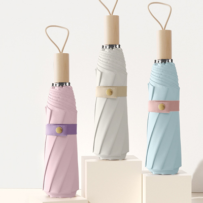 [에디토] 자외선 완벽차단 파스텔3단수동양우산