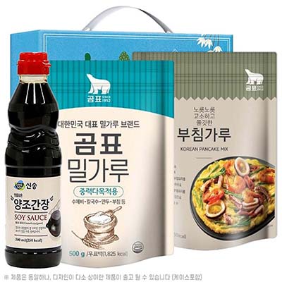 신송양조간장 곰표밀가루 부침가루 3종선물세트