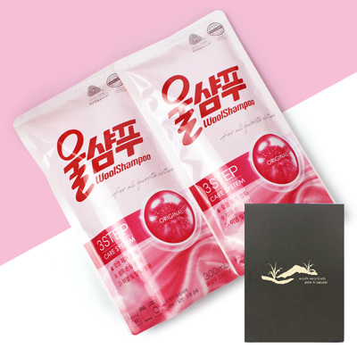 애경 울샴푸 손빨래 세탁세제 2개 종이케이스