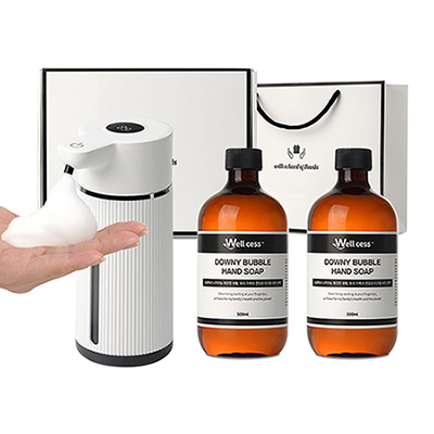 웰세스 WG-152B 대용량 버블 자동디스펜서1P+핸드워시2P 선물세트