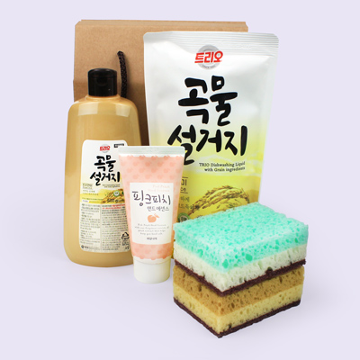 트리오주방세제 용기 리필 5종세트