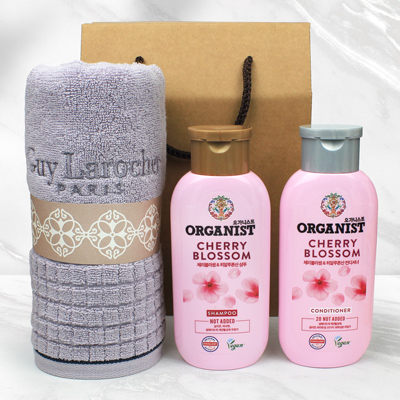 기라로쉬 큐브타올 LG샴푸 3종세트