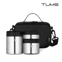 텀스 스텐 보온도시락 세트 3P (파우치)
