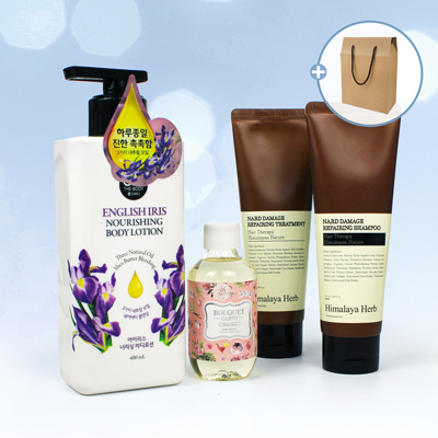 LG생활건강 바디로션 바디워시 4종세트