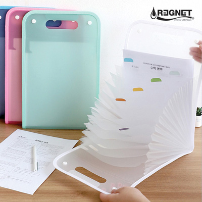 오르간 13칸 문서정리 수납보관 도큐먼트 화일(파일) 홀더