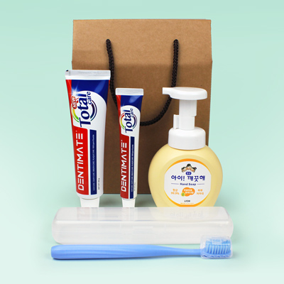크리오 치약칫솔세트 토탈케어 150g 50g 미세모칫솔 아이깨끗해 핸드워시
