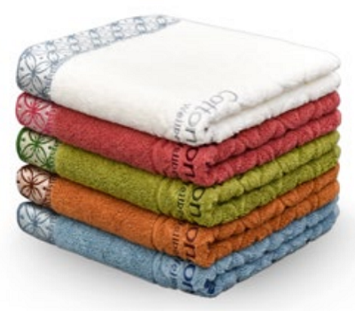 키클타올 컬러인쇄 코튼 특대 타올 180g 1P