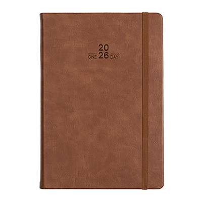 2026 AP10 양장 다이어리 25절 - 브라운