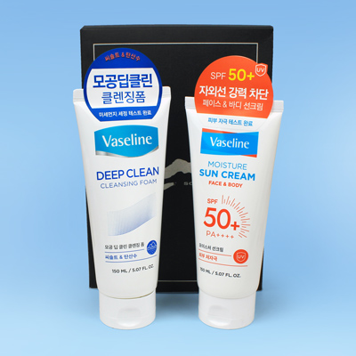 바세린 정품 썬크림 클렌징폼 2종선물세트
