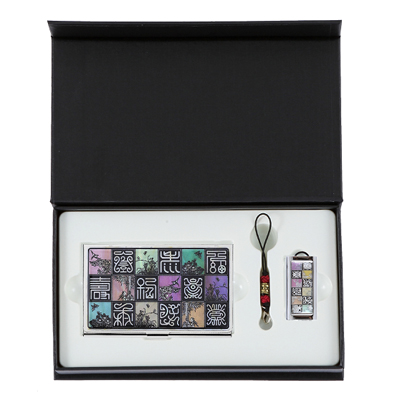 신문자도자개명함+신문자도자개USB(8GB~64GB)