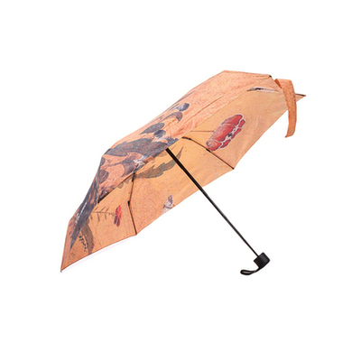 ZA547 [커스텀굿즈] 풀오버인쇄 210g 엄청 가벼운 초소형 5단우산 (박스제작가능)