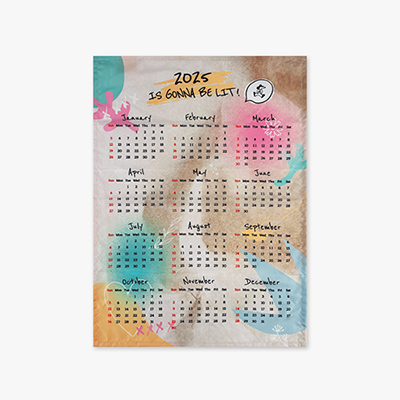 주문제작｜패브릭 달력｜모조실크｜MF1304