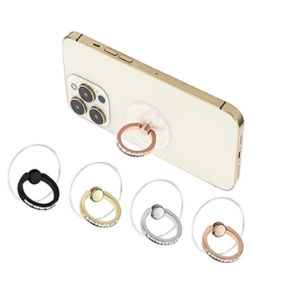 투명 큐빅 스마트링 원형 거치톡