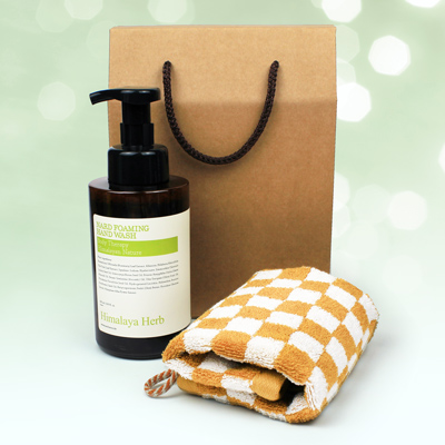 Nard 버블 핸드워시 500ml 기라로쉬 핸드타올 2종세트