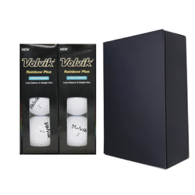 볼빅 레인보우플러스 2피스 6구(무지종이케이스)