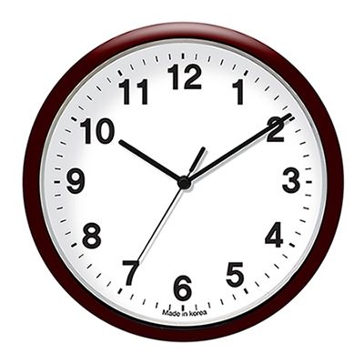 다크브라운미니벽시계 SI220A